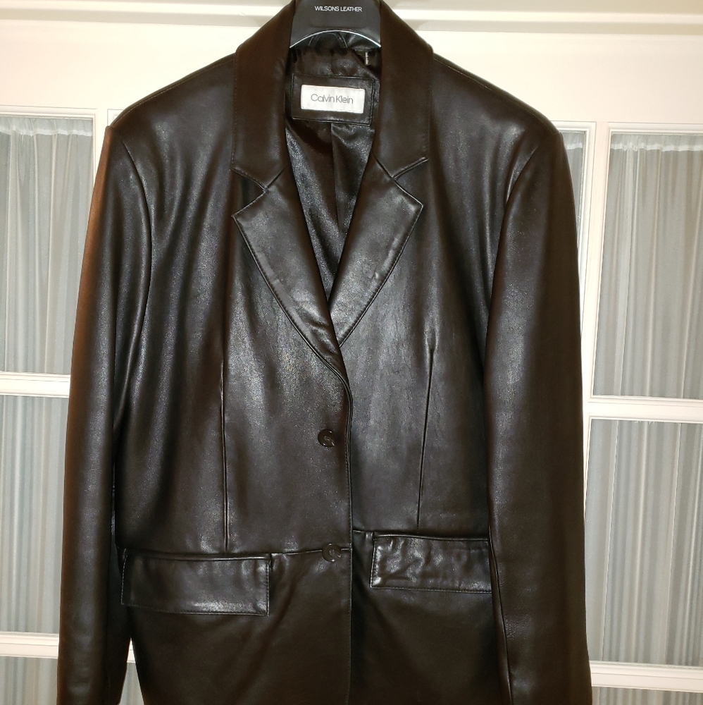 Leather Blazer